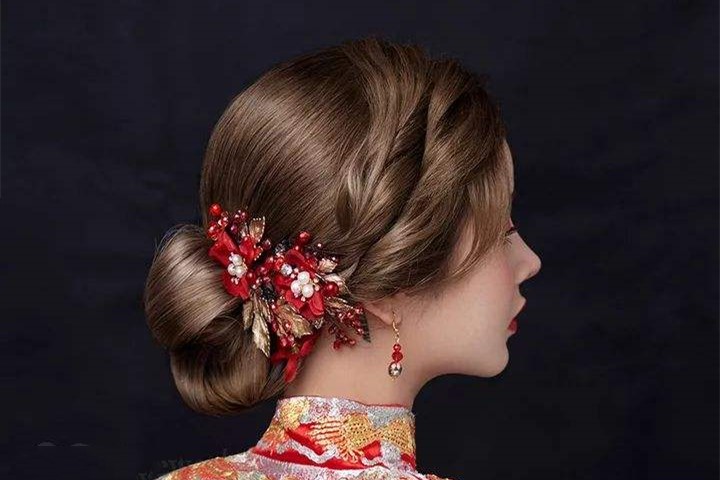 中式新娘发型图片大全