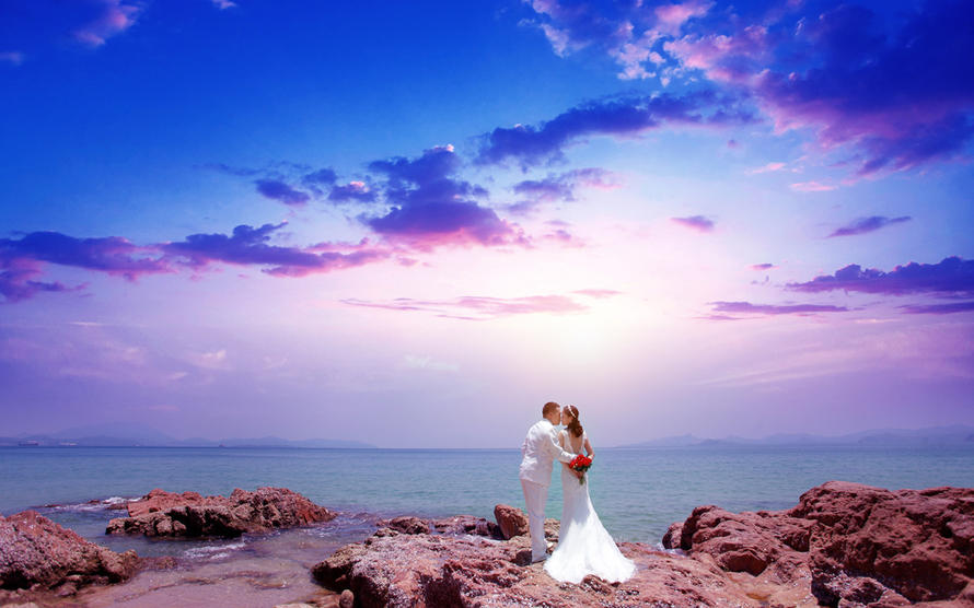 海边婚纱照片大全及攻略