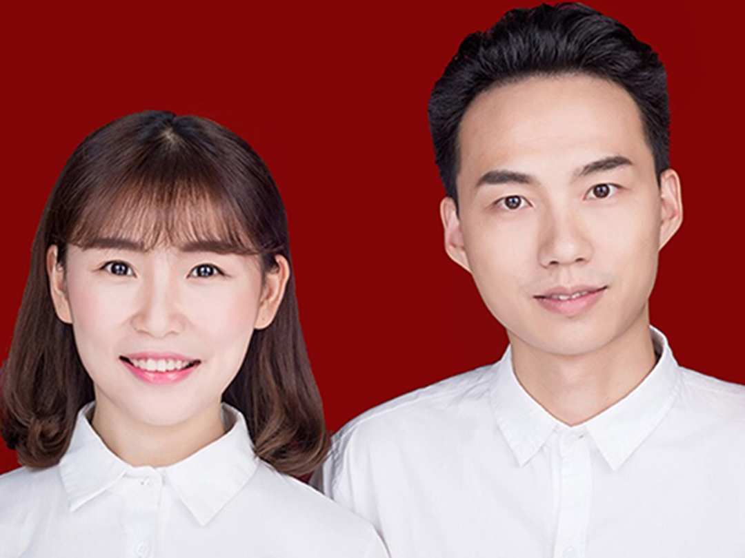 雙人證件照結(jié)婚登記證件照