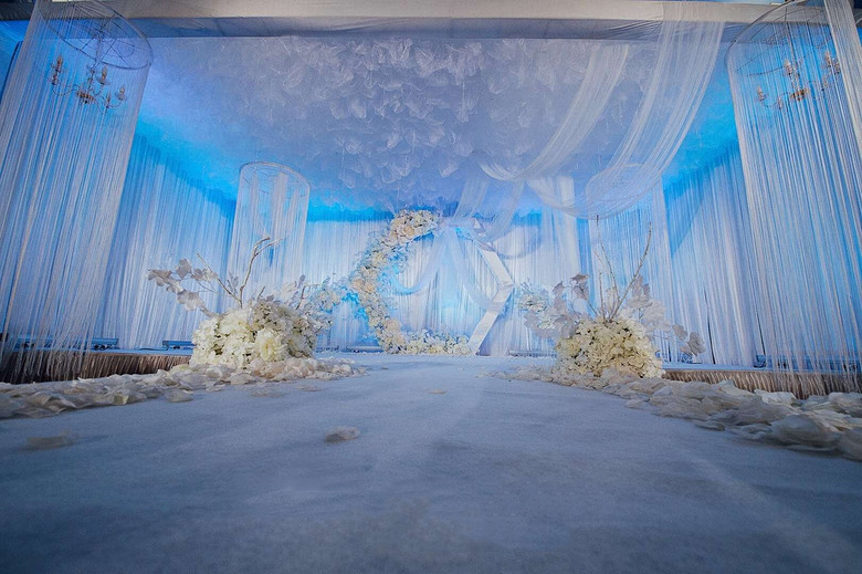 彩虹rainbow婚礼 清新淡蓝色