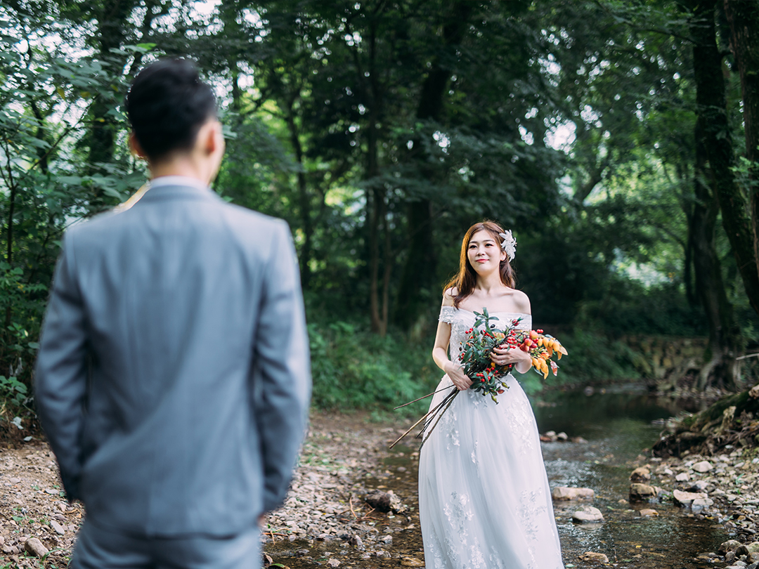 旅行视觉杭州九溪十八涧森系婚纱照