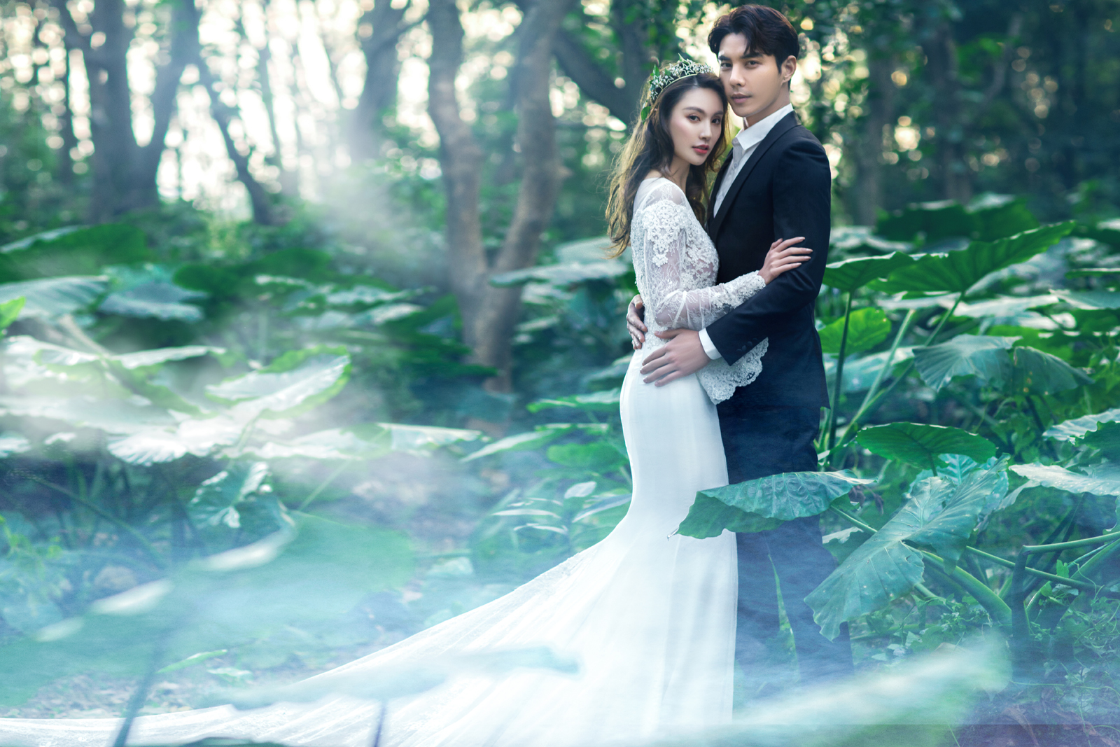 森系唯美 婚纱照 带你体验森系的美
