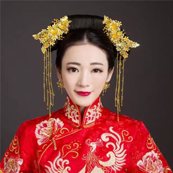 中式新娘发型教程 4种发型各有特色