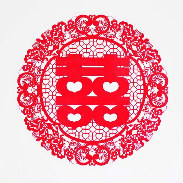 婚庆喜字家里如何贴