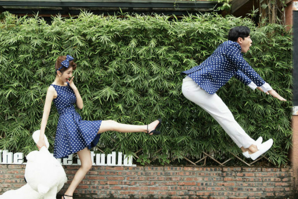 创意婚纱照图片大全 创意婚纱照pose欣赏