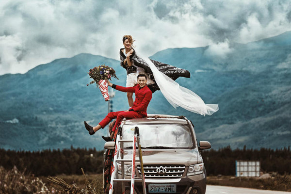 创意婚纱照图片大全 创意婚纱照pose欣赏