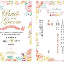 结婚请柬英文模板 中英文版婚礼邀请格式有何不同