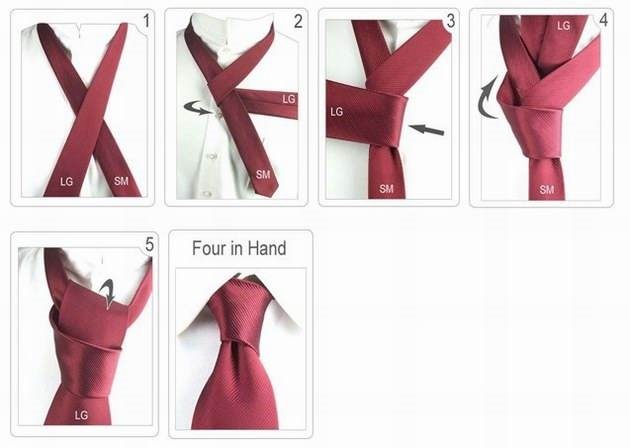标准打领带的方法图解超详细