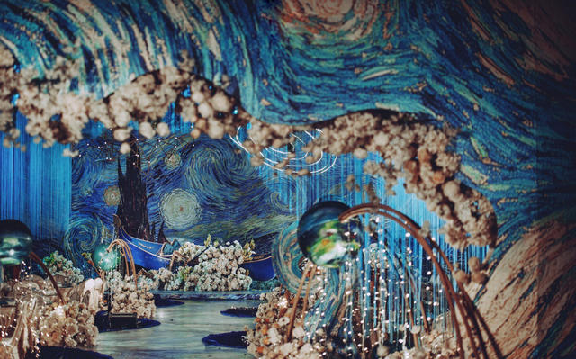 【洛维思婚礼】油画奢华婚礼#星辰大海