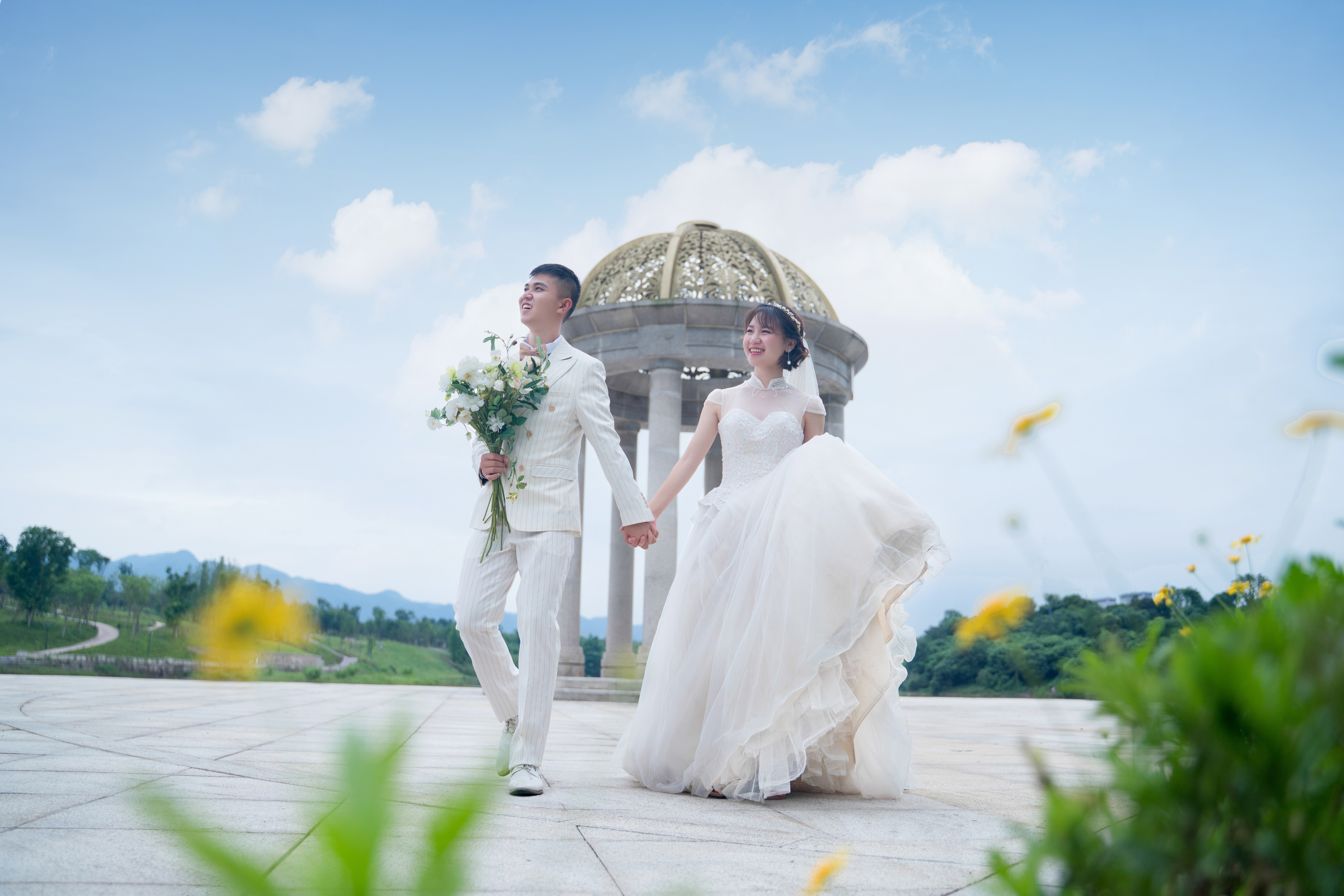巴黎风情婚纱摄影案例 -巴黎风情客照分享陈先生&詹