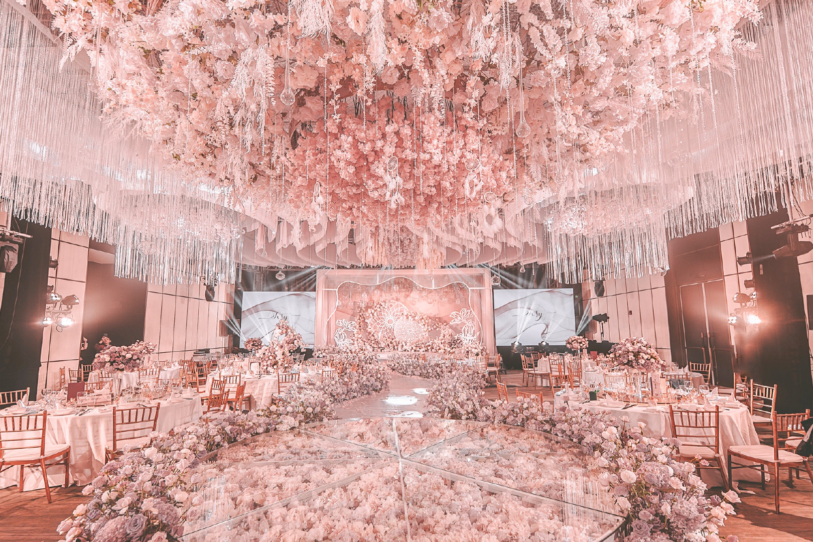 【甜蜜花园】绮梦粉色系花海唯美婚礼