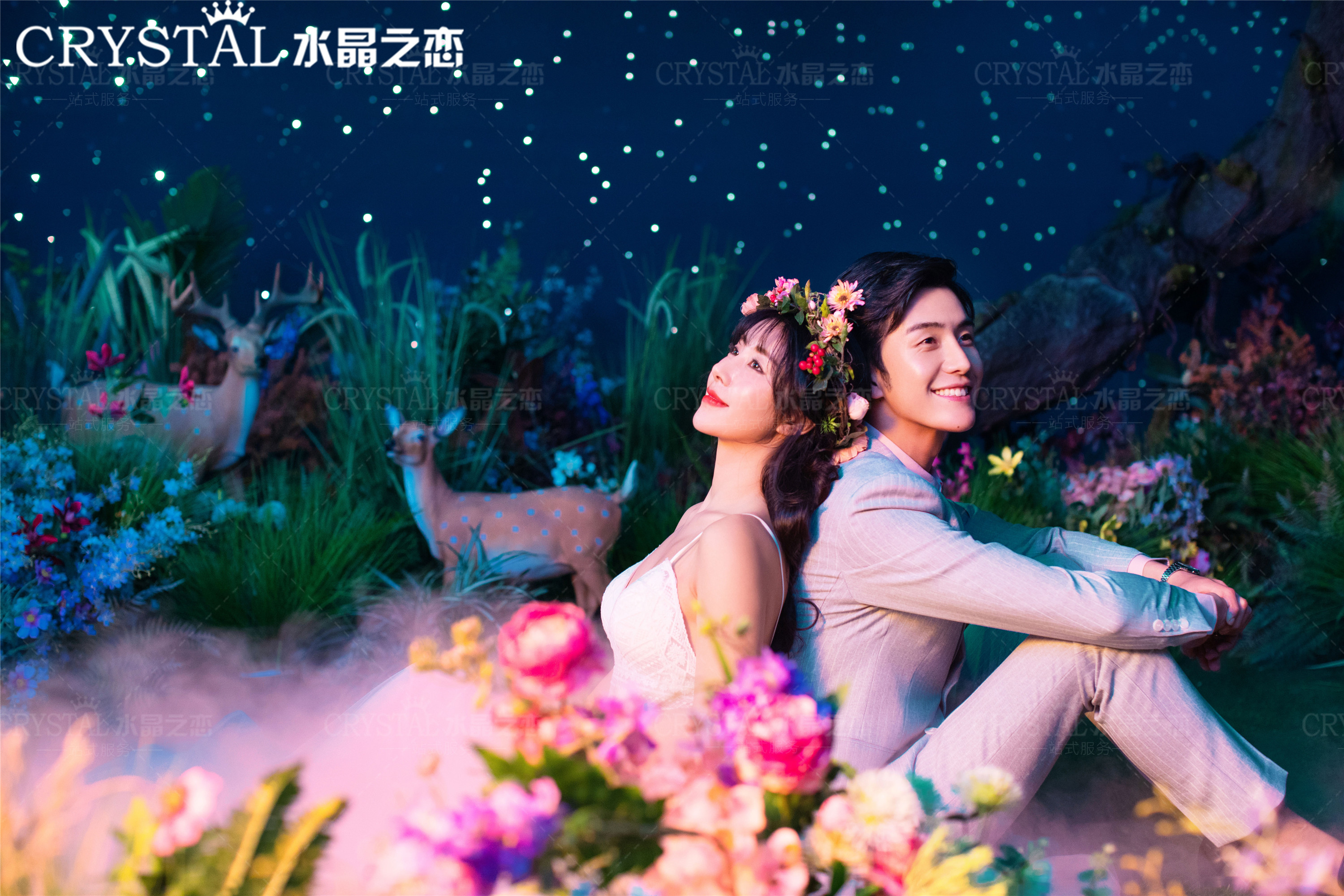 在你的&秘密花园里『水晶之恋婚纱摄影』