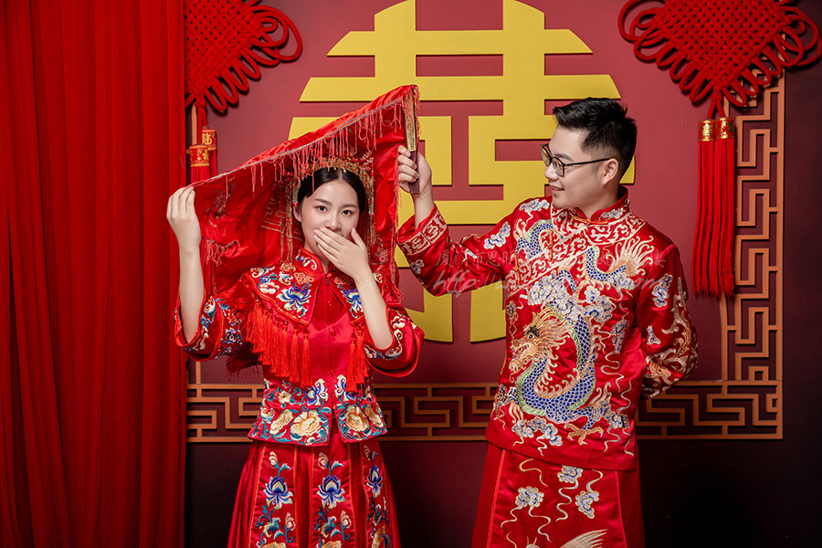 xiao#中式复古婚纱照