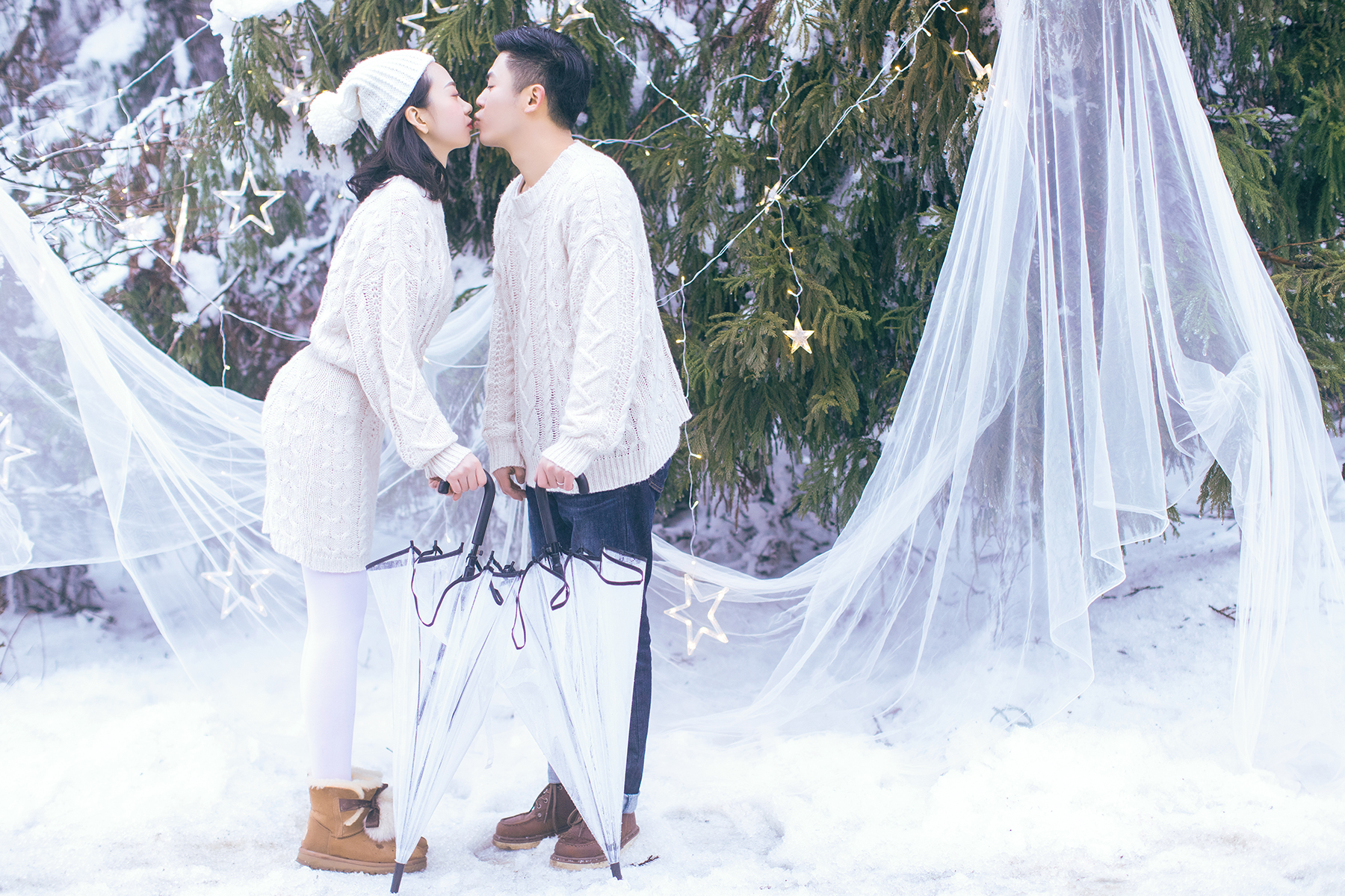 如何在雪地里拍出美美的婚纱照？