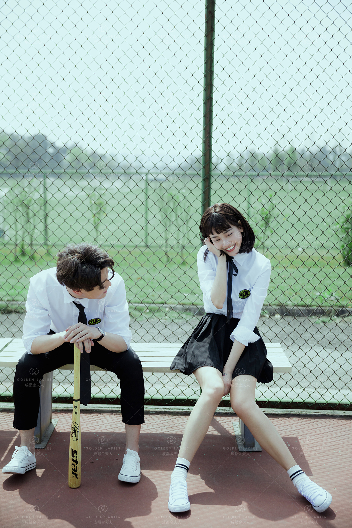 大学校园婚照适合拍什么衣服?