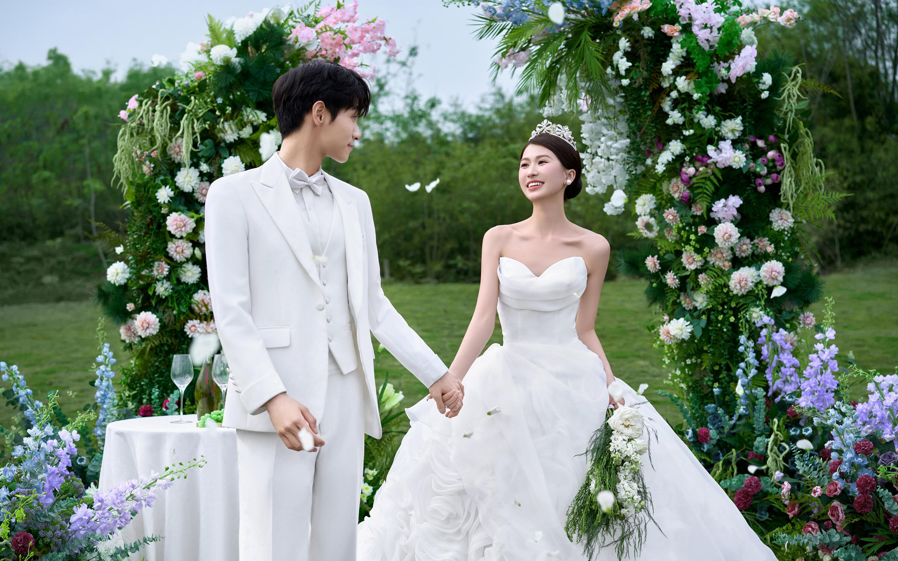 被自然森系 目的地婚禮氛圍感迷住了