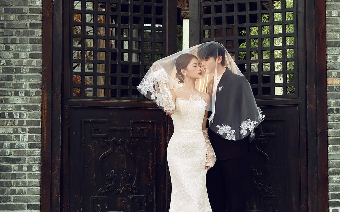 新中式園林婚紗照｜這才是江南白月光