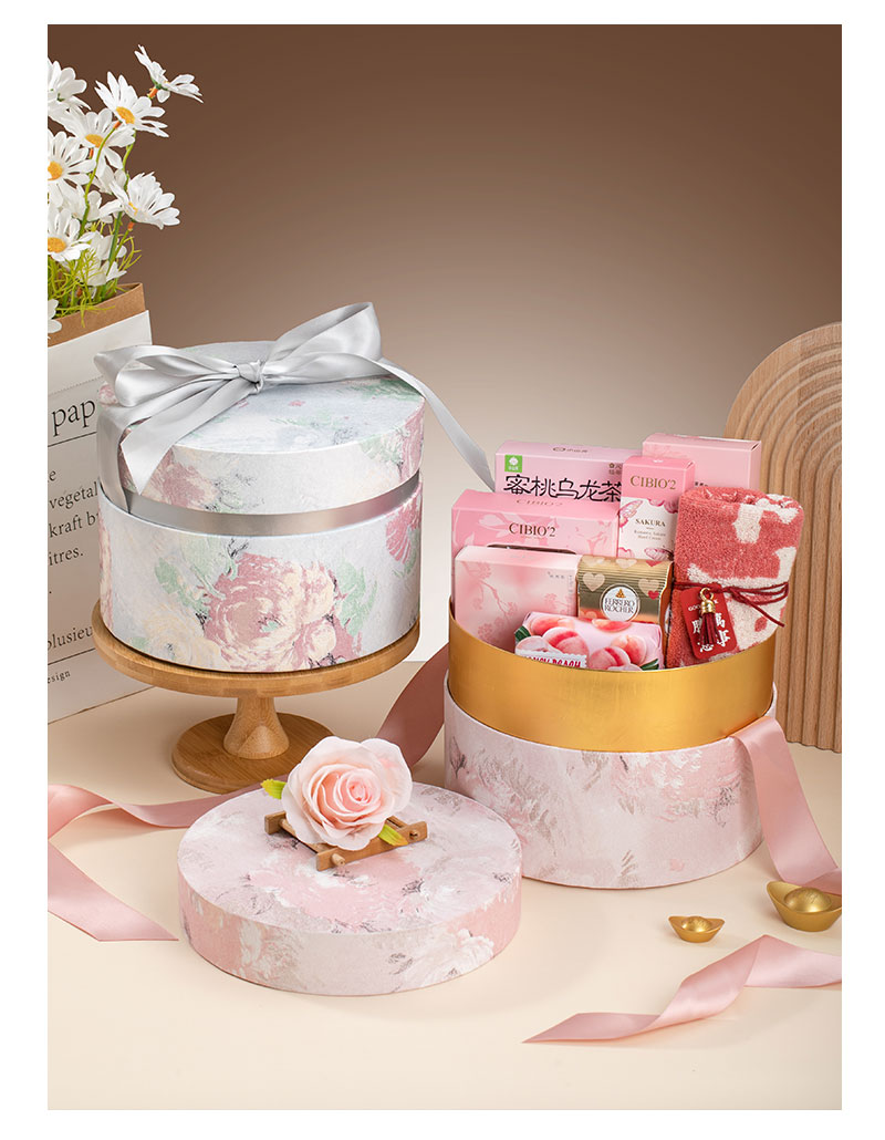 发泡纸圆盒系列 伴手礼女伴娘结婚送宾客回礼实用新婚回礼