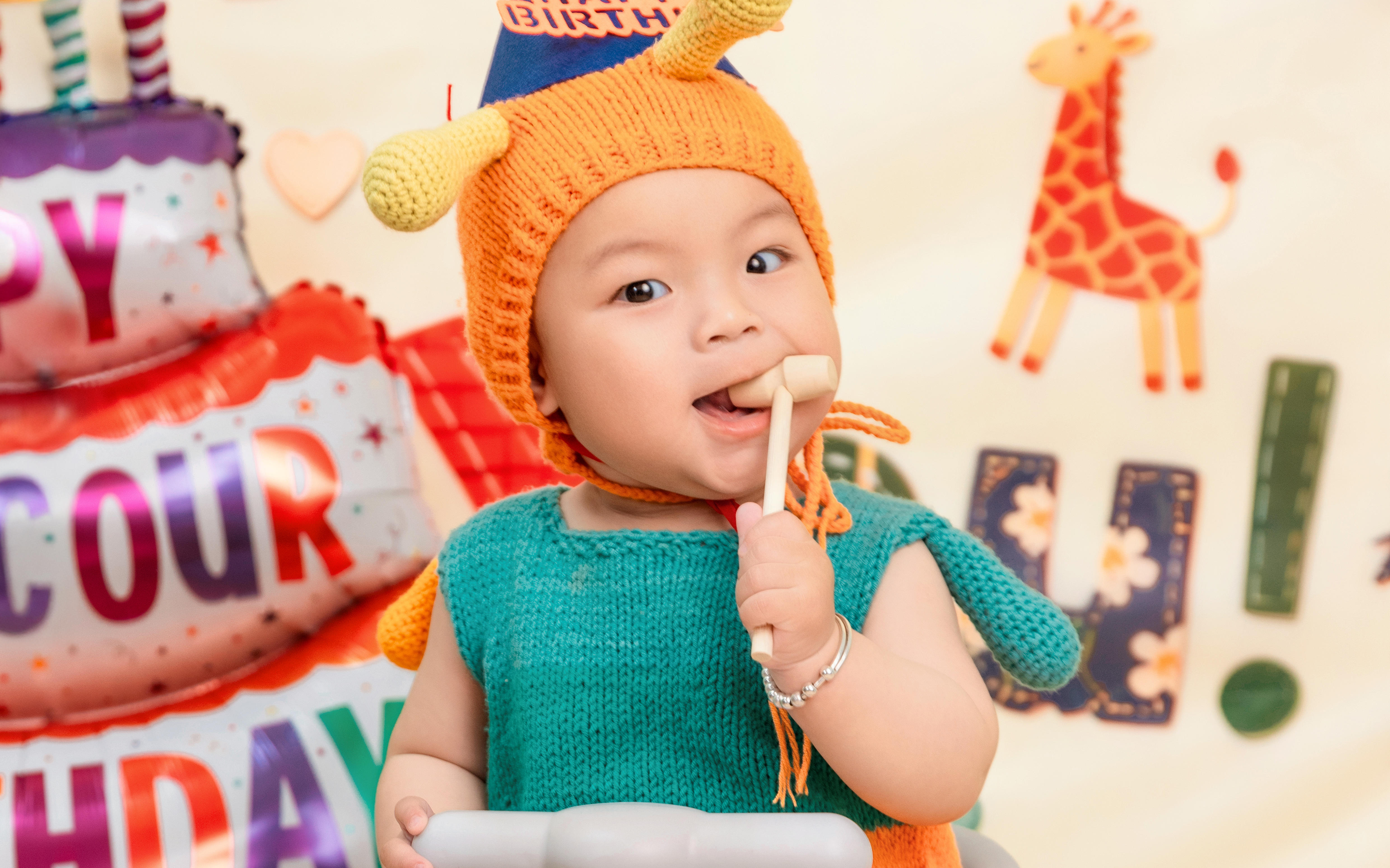 可愛寶寶百天照周歲照