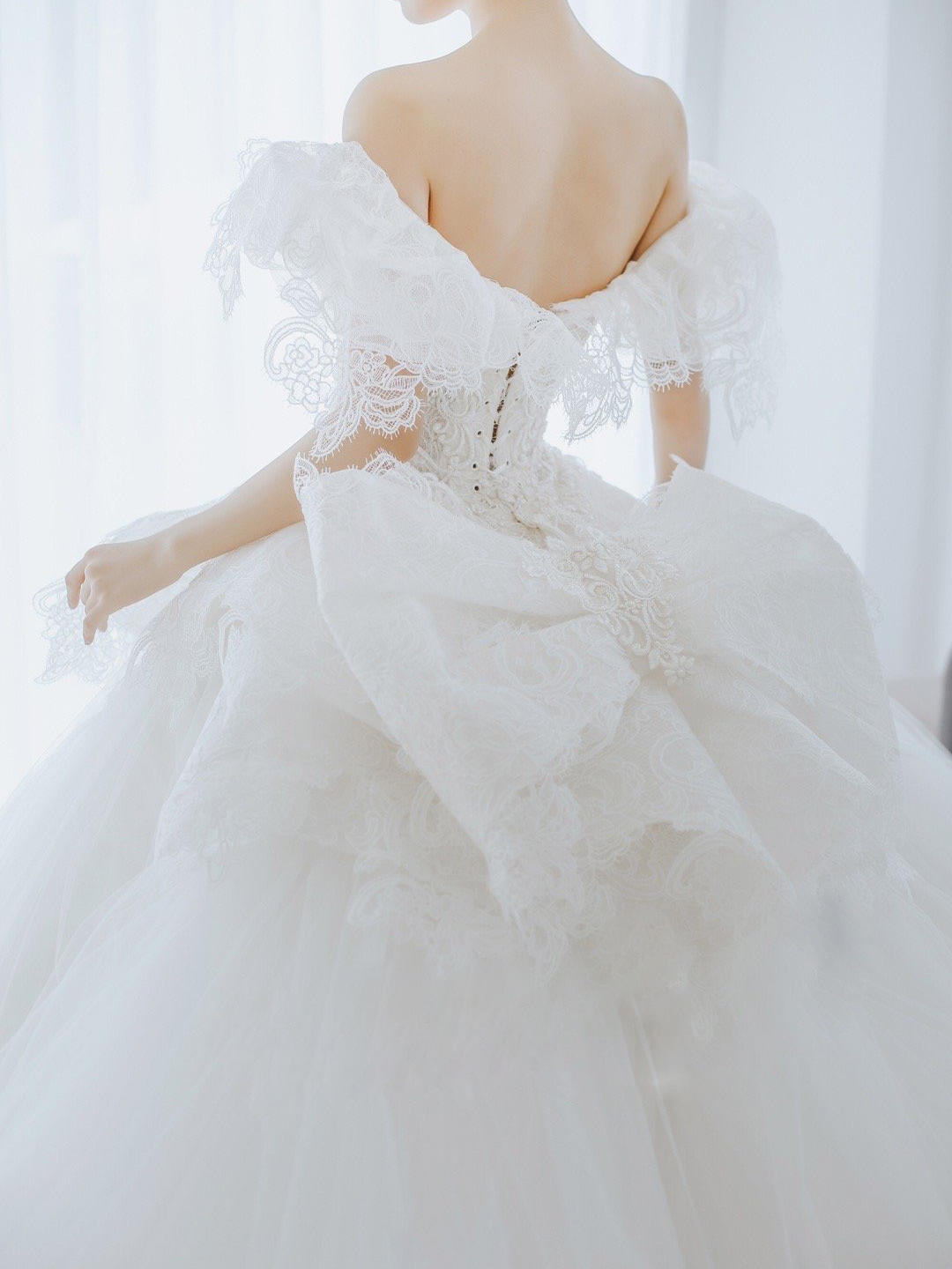 甜美梦幻 & 梦幻甜美的显瘦大拖尾