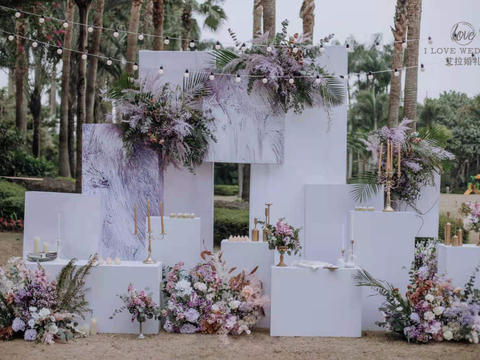 [ 艾拉婚礼] 户外婚礼 梦幻紫色户外婚礼