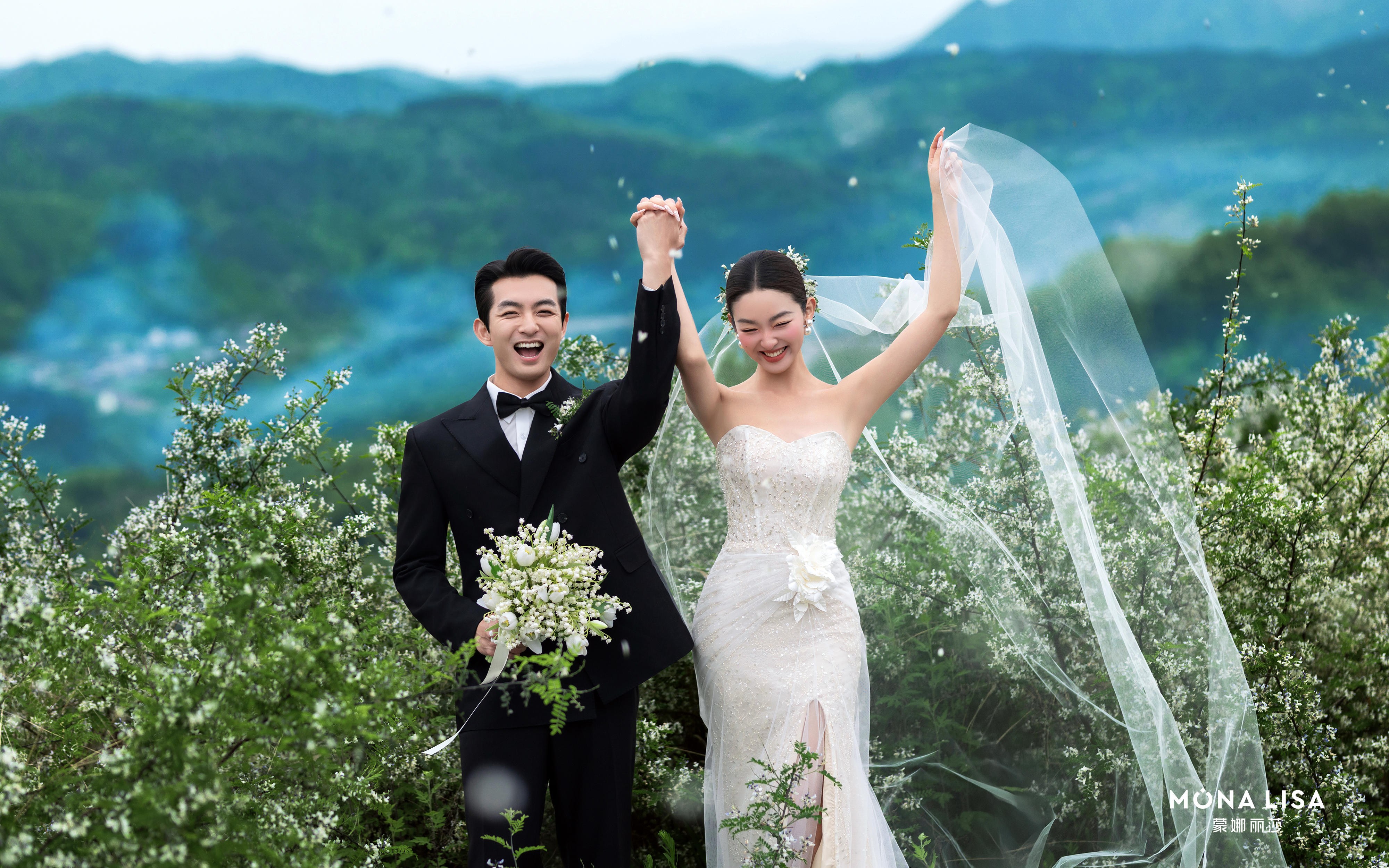 山野煙花婚紗照