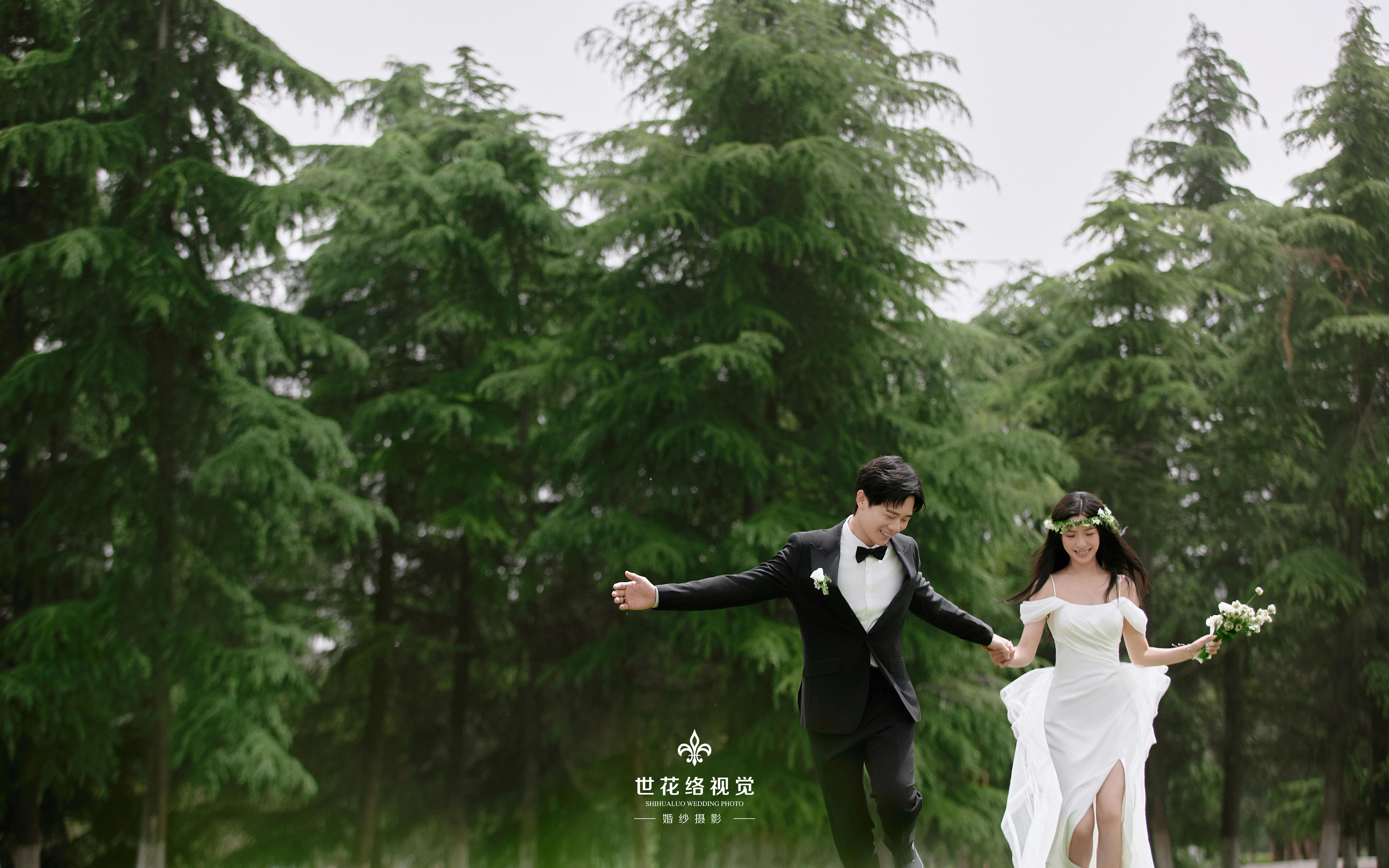 心动预警💓超有feel的小清新森系婚纱照
