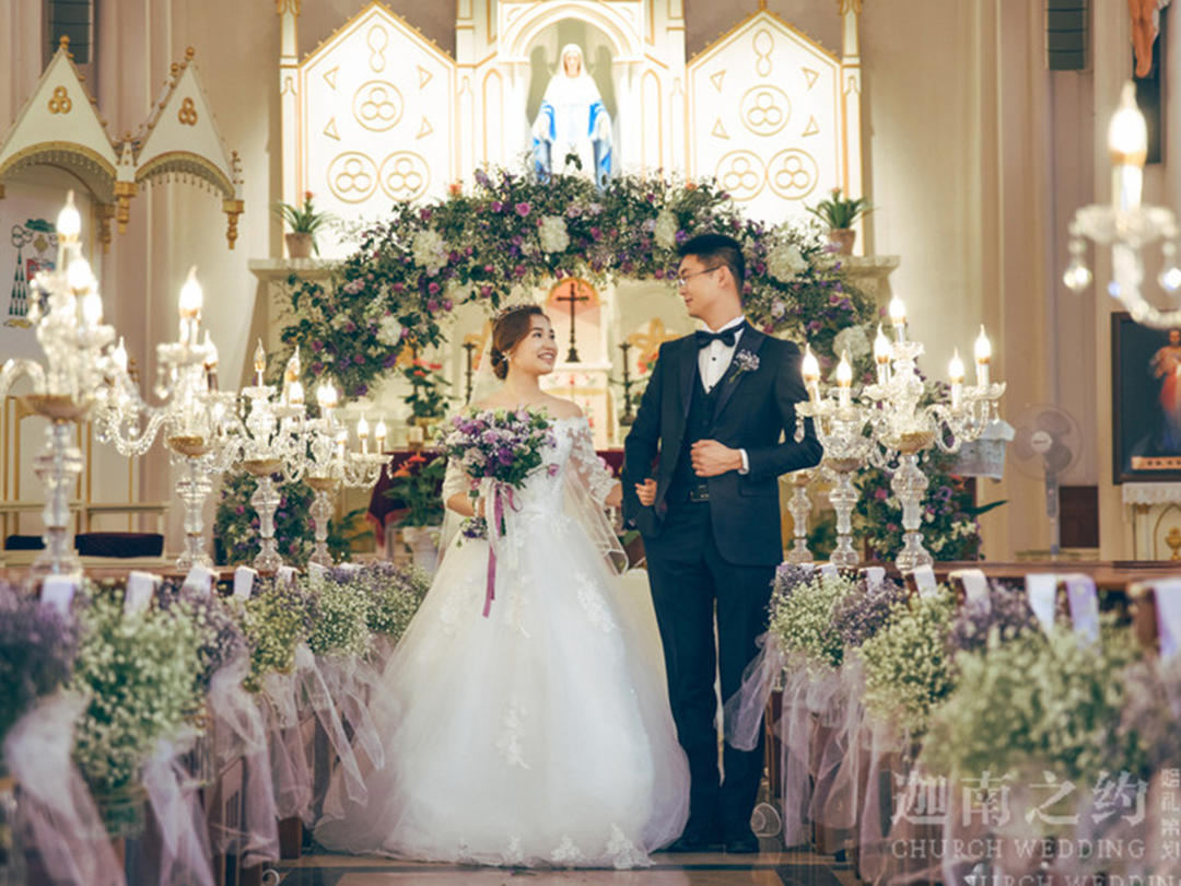 保定天主教堂婚礼—温馨葡萄园套系