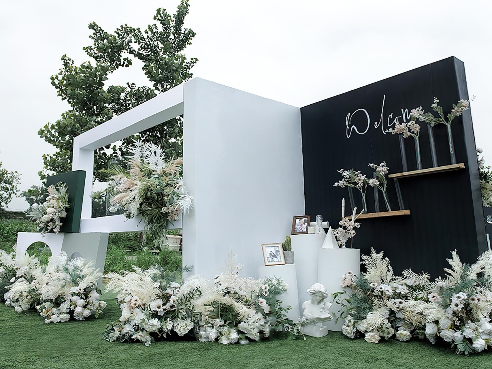 50-80人小型婚礼 静谧花园草坪婚礼送首席四大