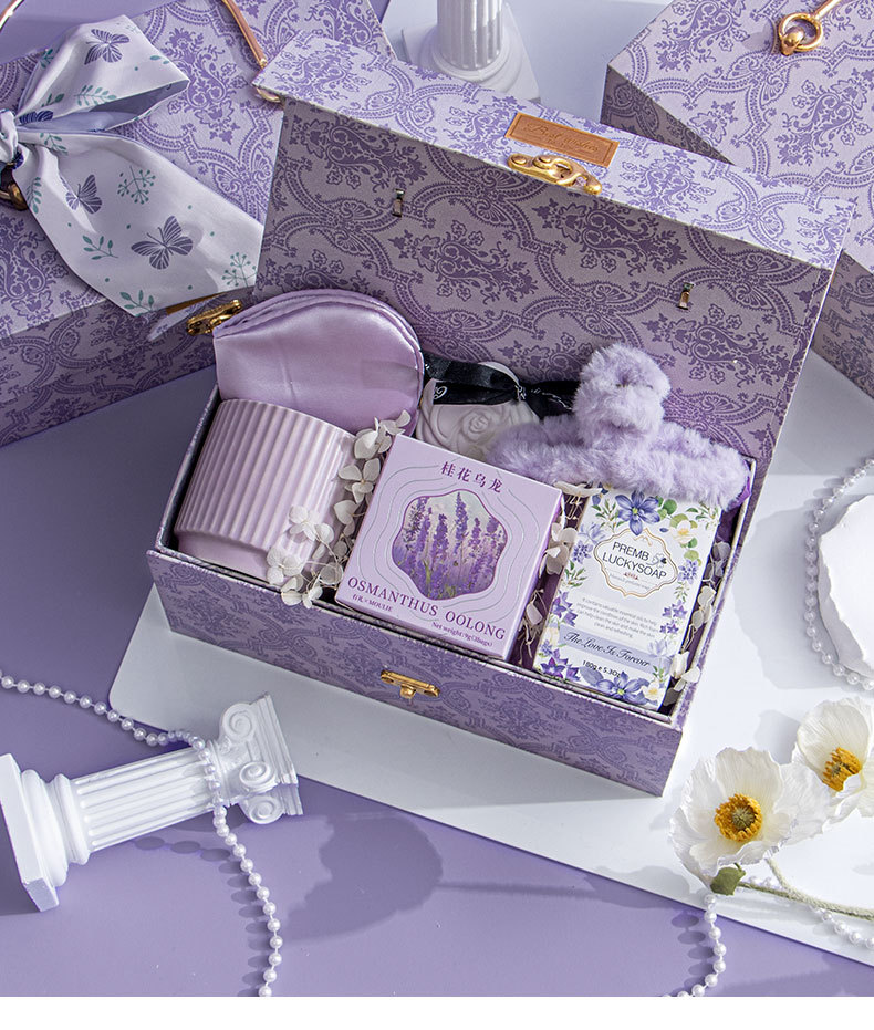 小眾高級感伴手禮  新娘送閨蜜姐妹團回禮禮盒 紫藤花園 