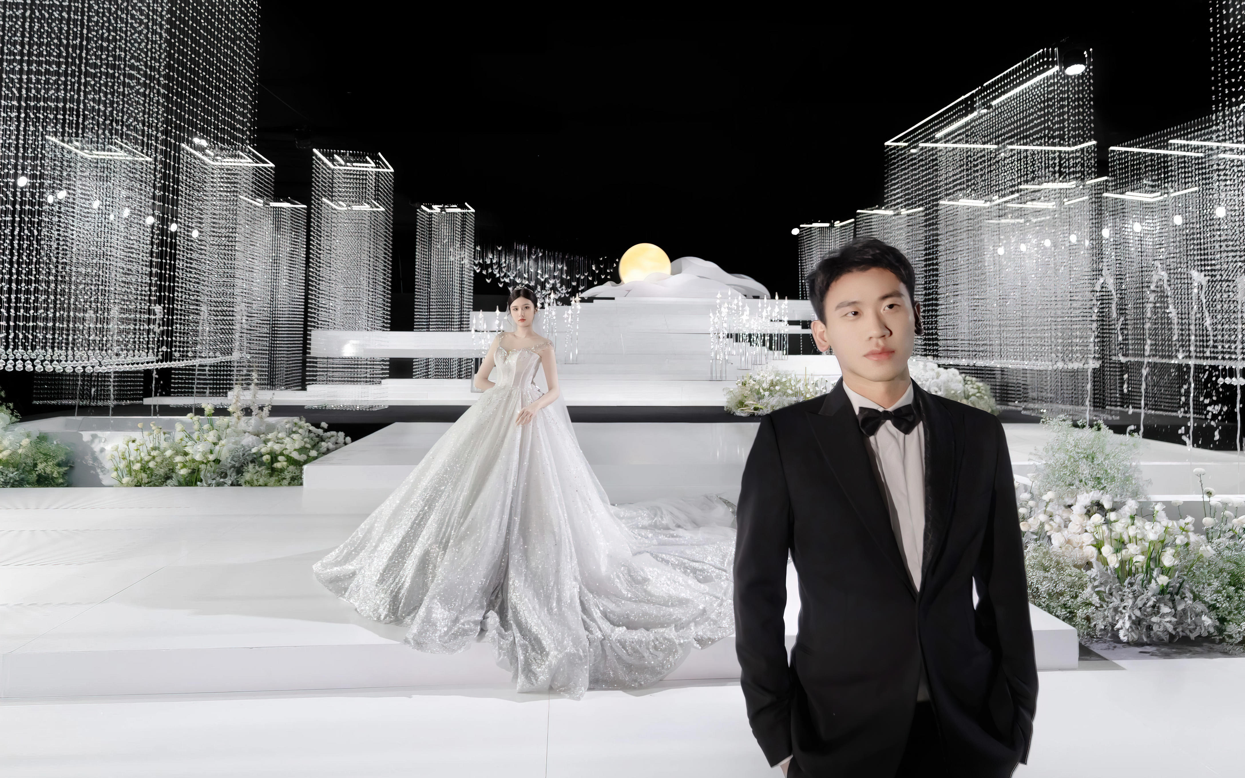 经典小香风，优雅简约时尚婚礼