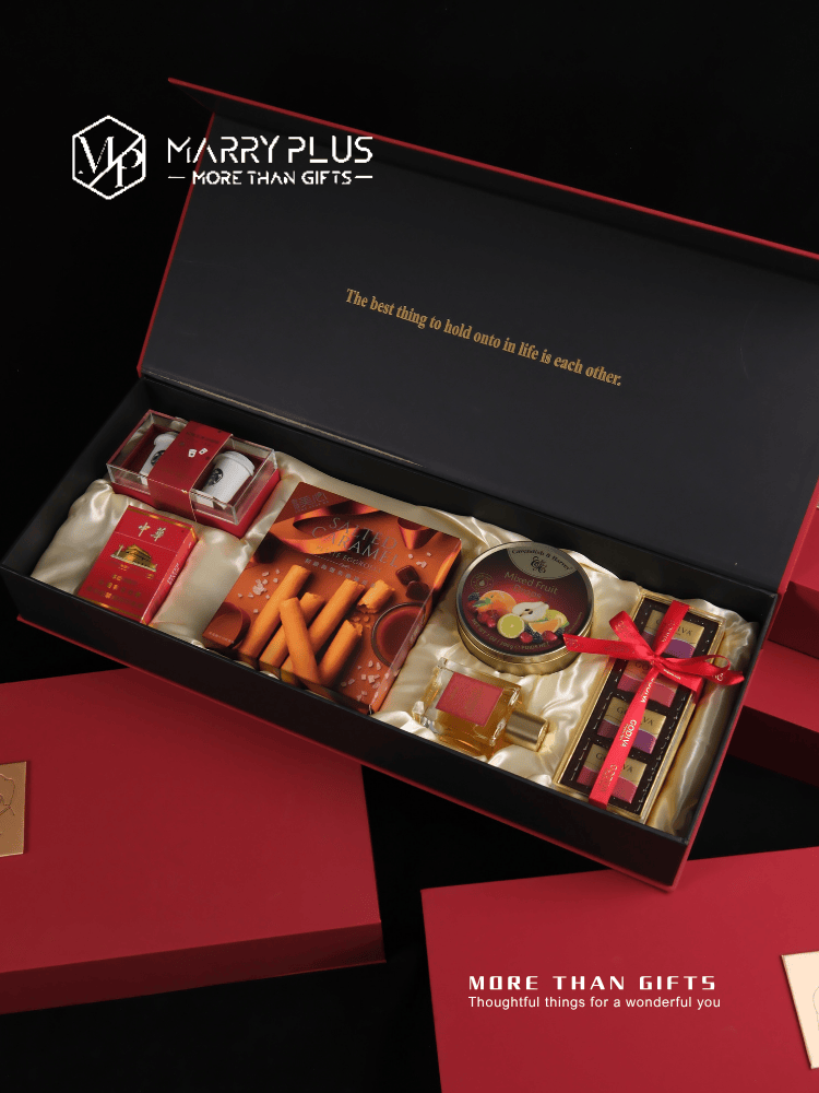 红韵礼匣 结婚伴手礼伴娘成品礼盒伴郎高级感喜糖回礼S2383