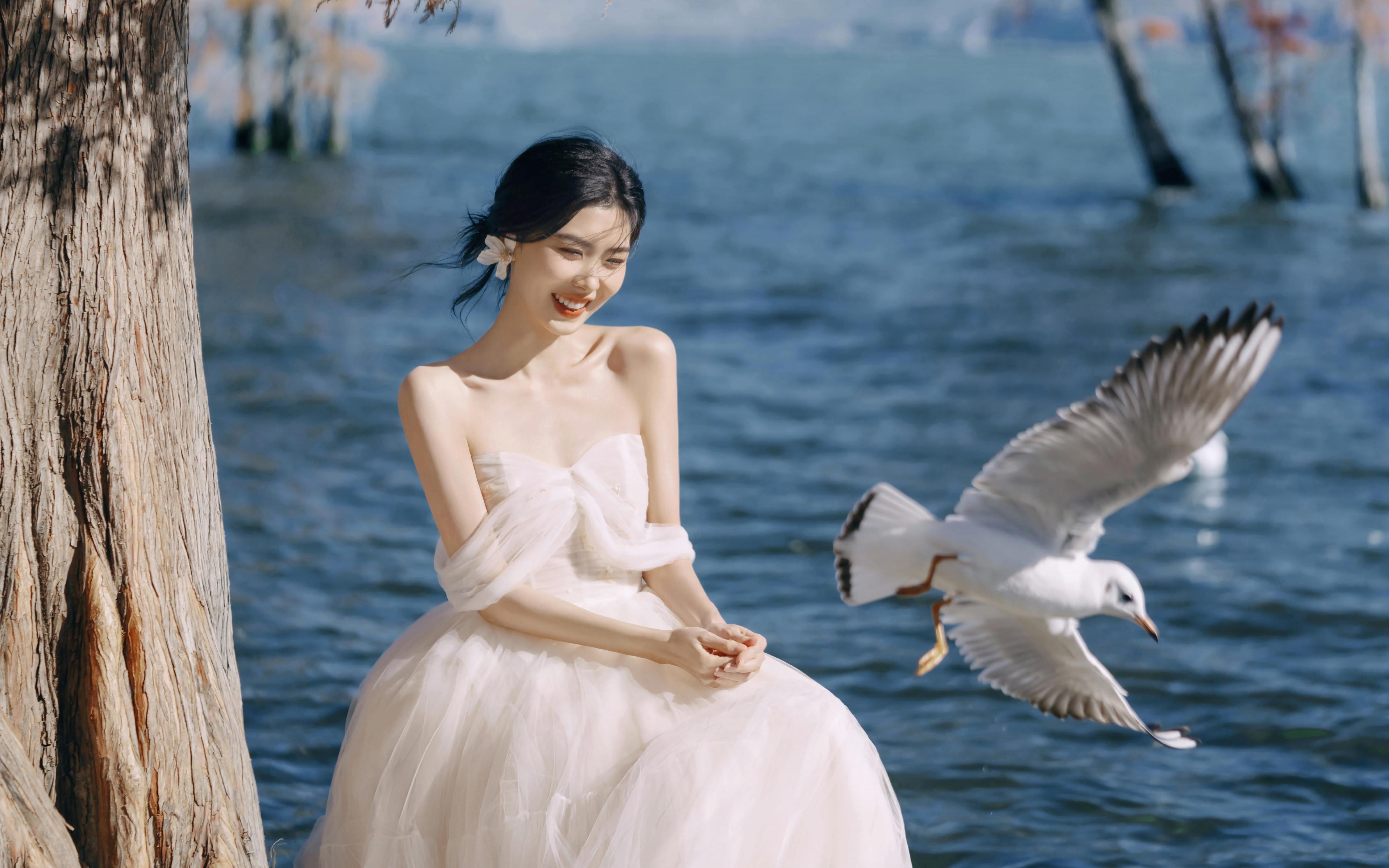 浪漫的海，浪漫的景，全是衬托浪漫的你我！❥(^_