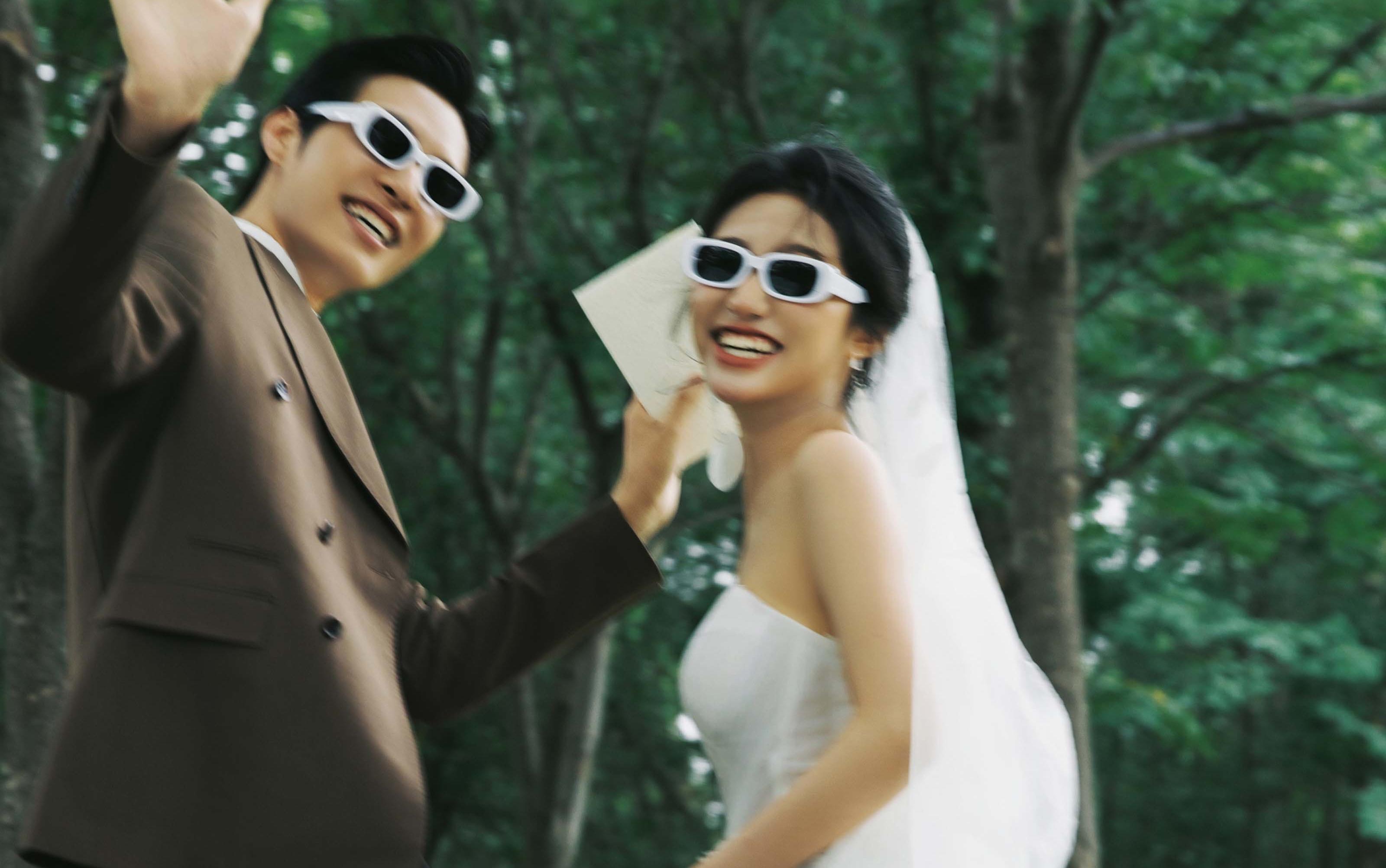 被网友种草的情绪风森系婚纱照！真的爱疯了