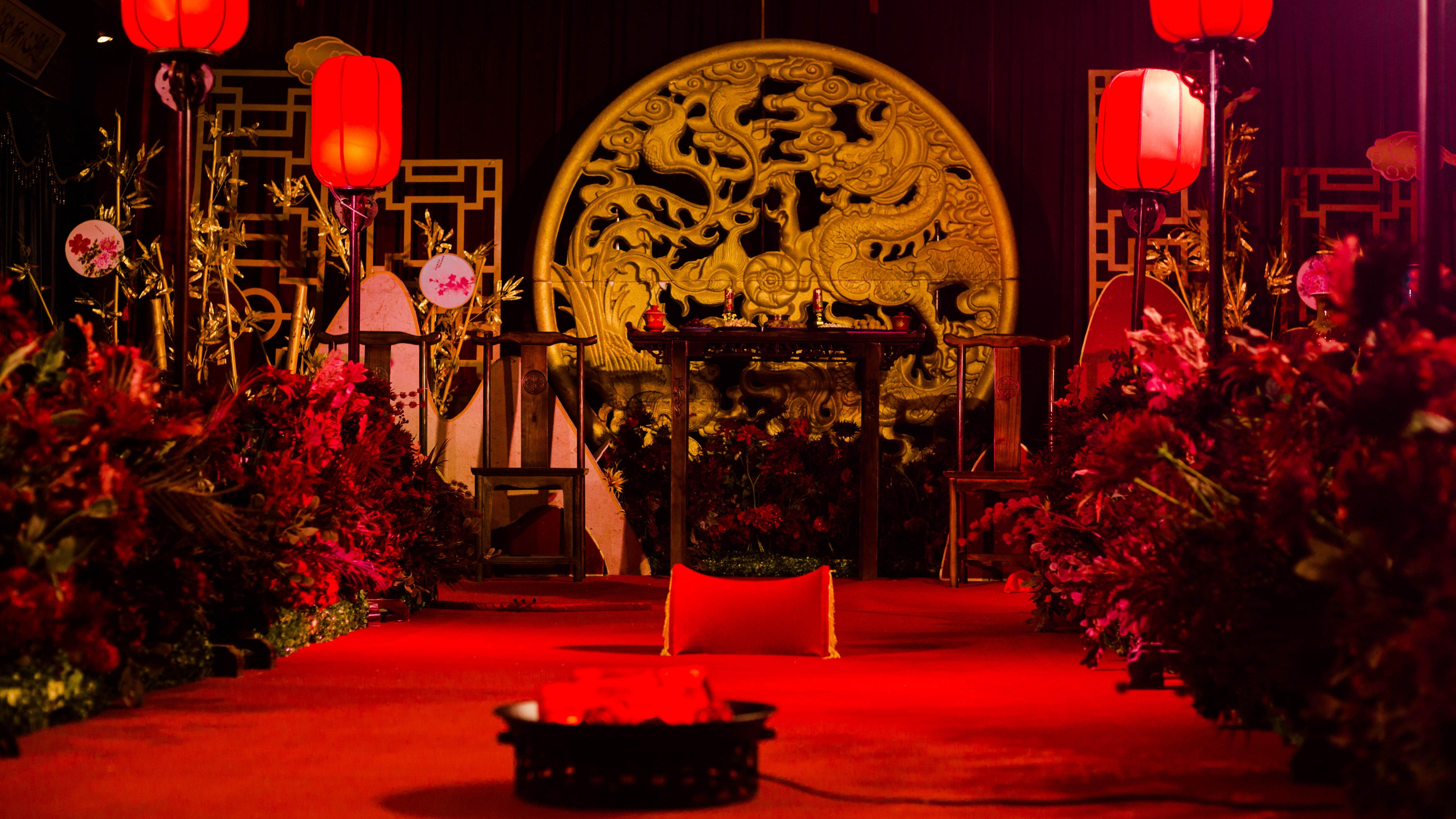 【艺空间婚礼】纯中式婚礼灯火阑珊龙凤祥和《红愿》
