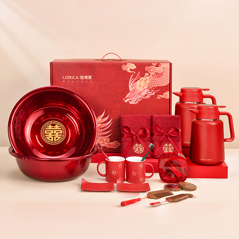 【陪嫁套装】骆易家原创高档陪嫁套装礼盒【定制不可退换】