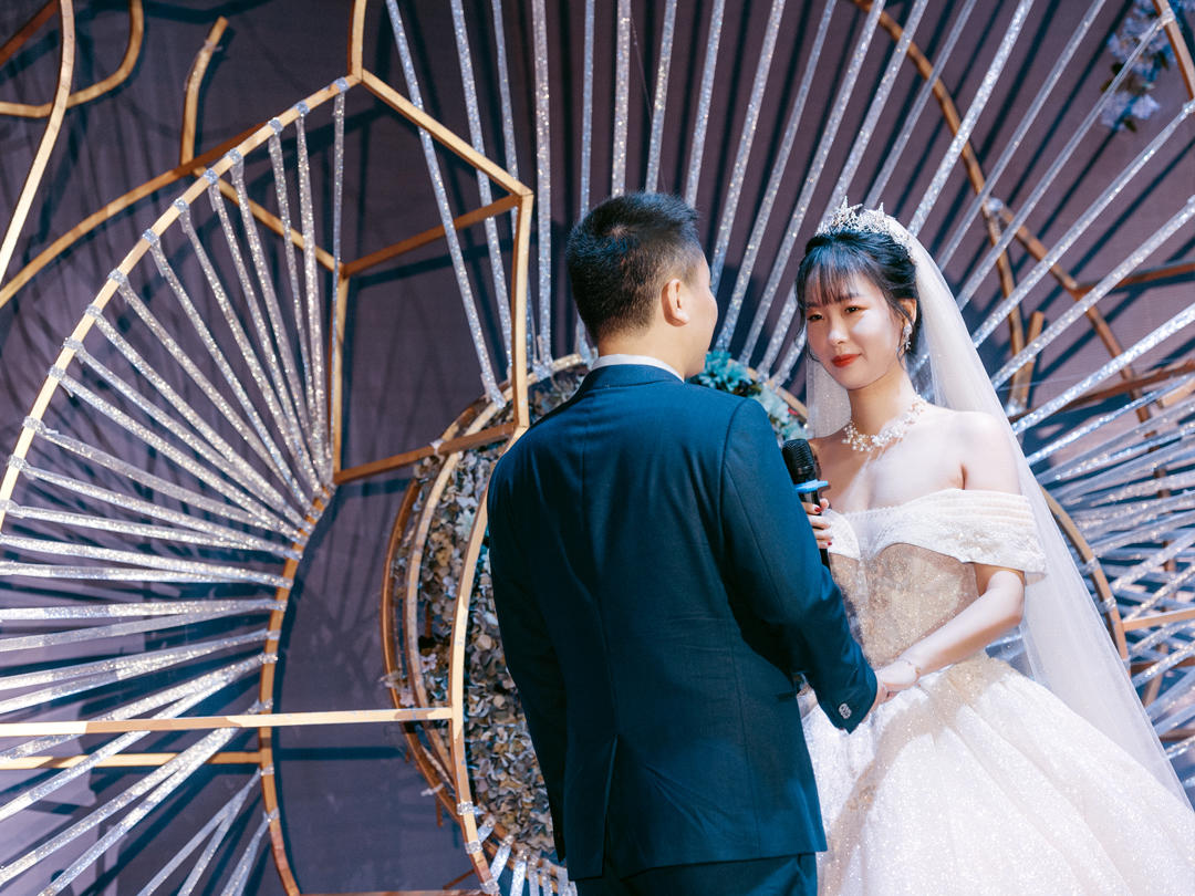 『常州焯燃婚礼』优雅之美灰蓝色简约精致