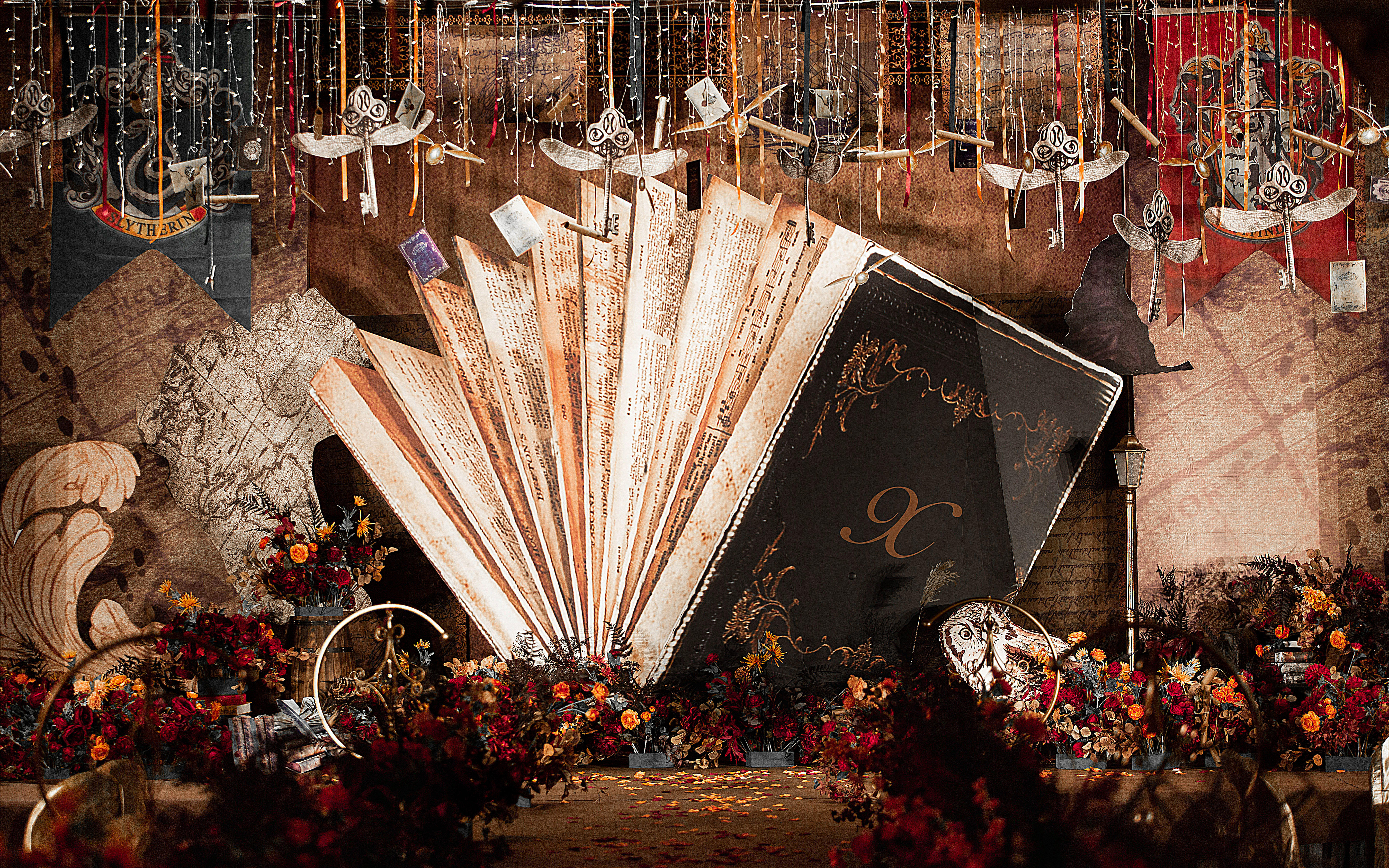 梦娜哈利波特主题婚礼定制 