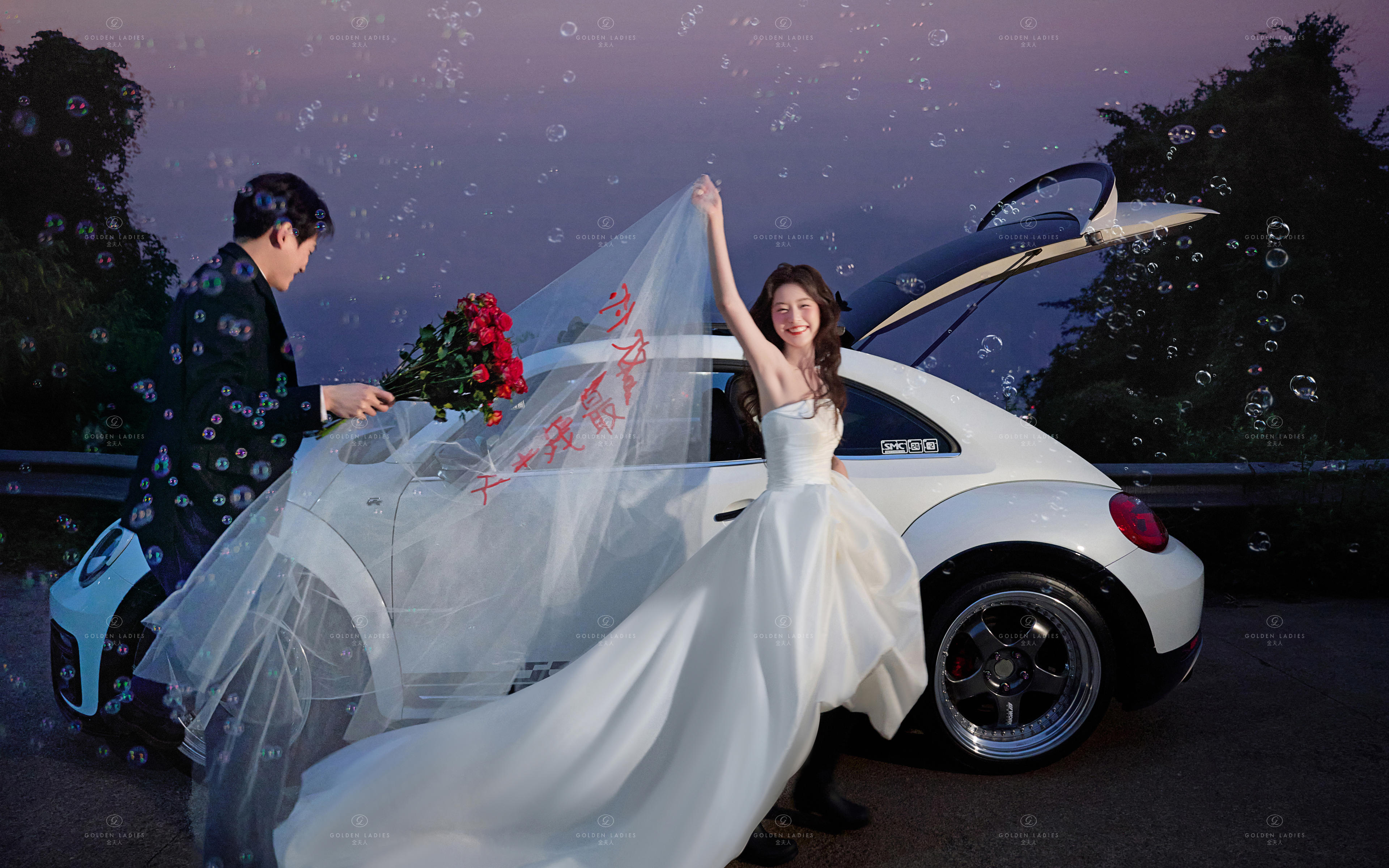生命力婚纱照真的轻轻松松出片