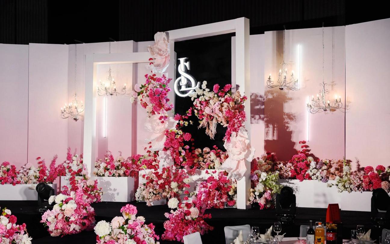 【喜時(shí)】清新花卉粉系婚宴