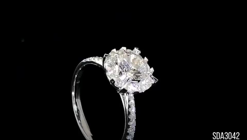 米兰珠宝——18K钻石女戒