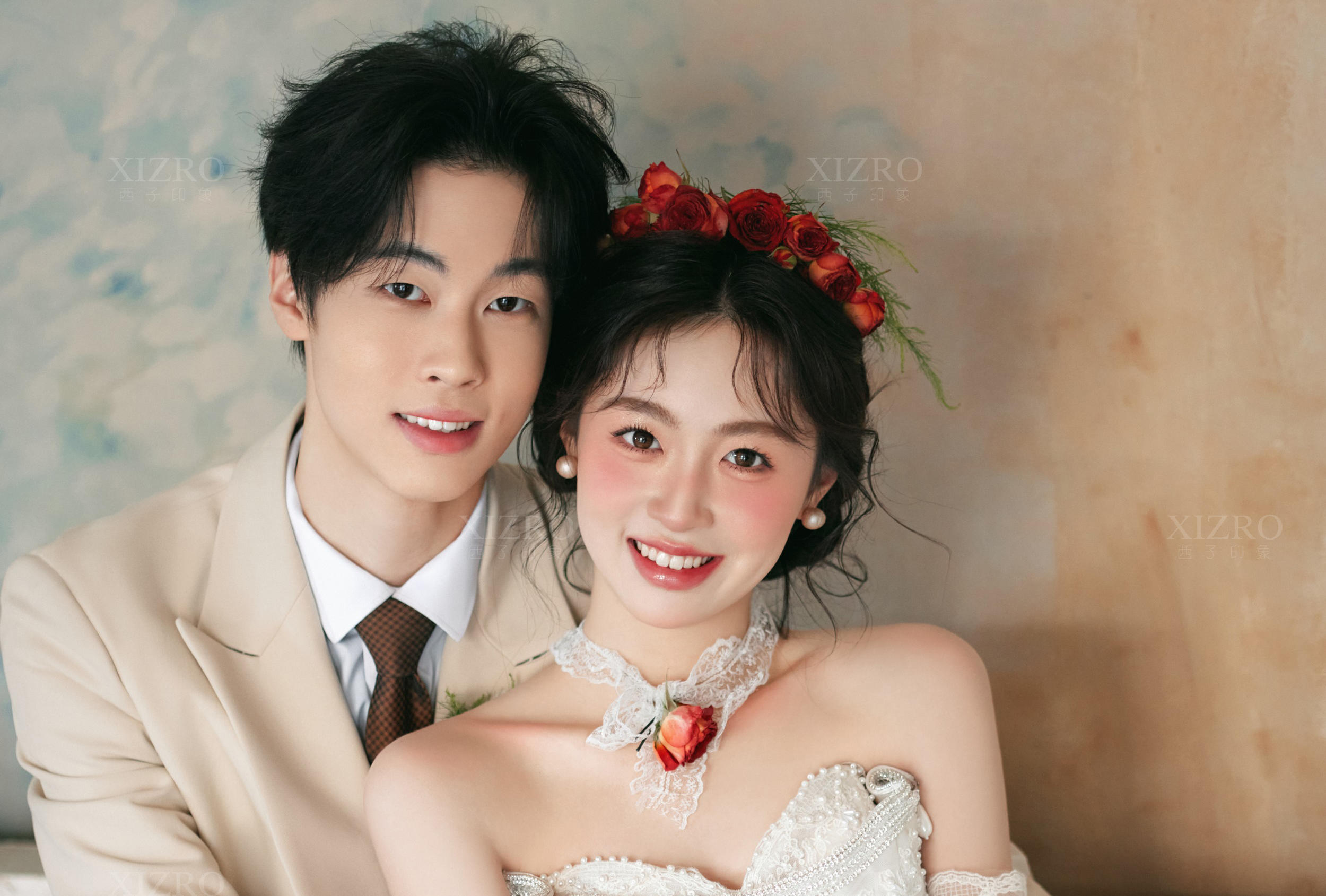 00后偏爱的法式婚纱照