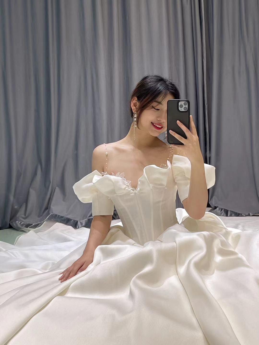 仙系长托仪式主纱12件套加首席跟妆主纱