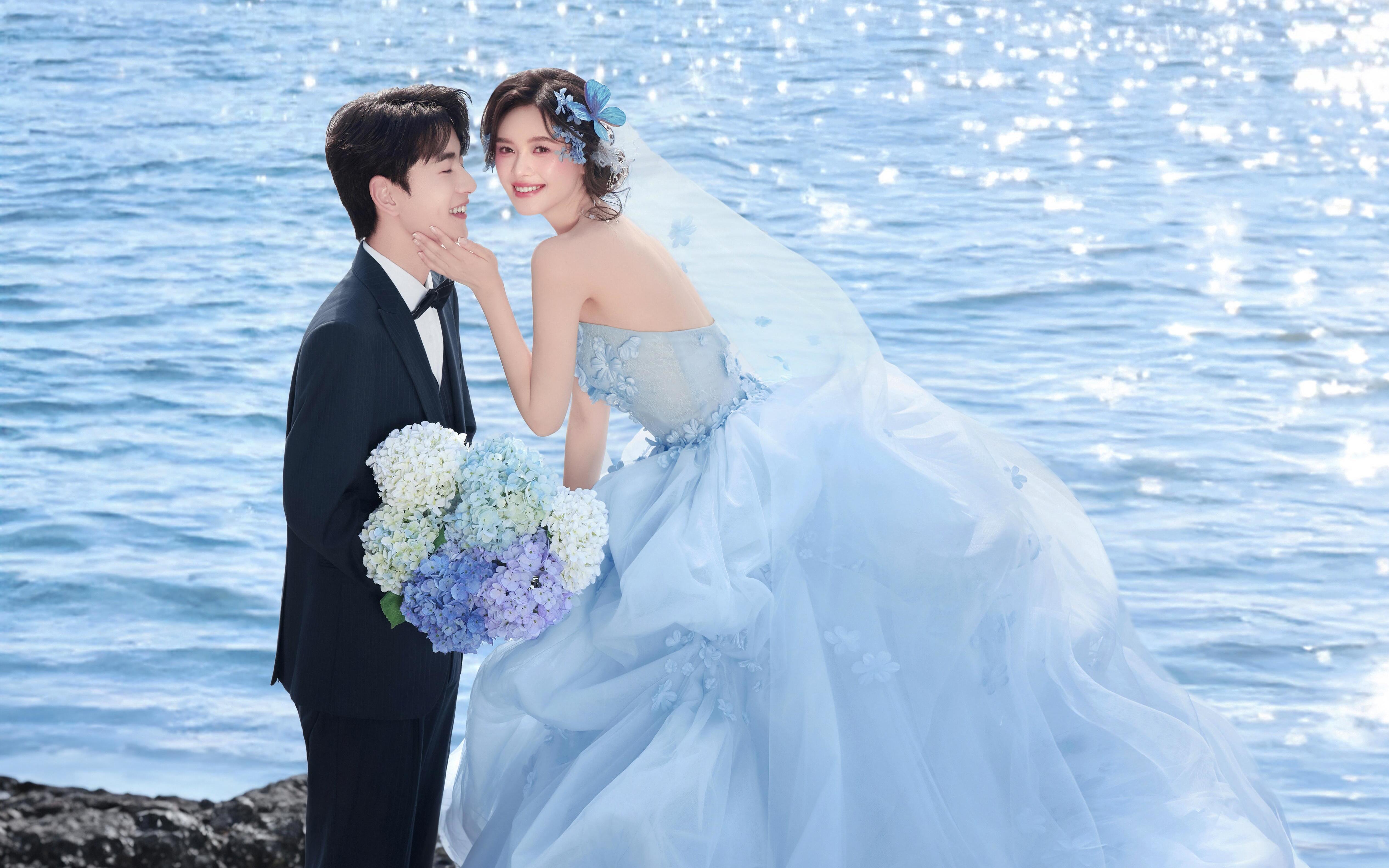 【花神与海婚纱照太美啦】