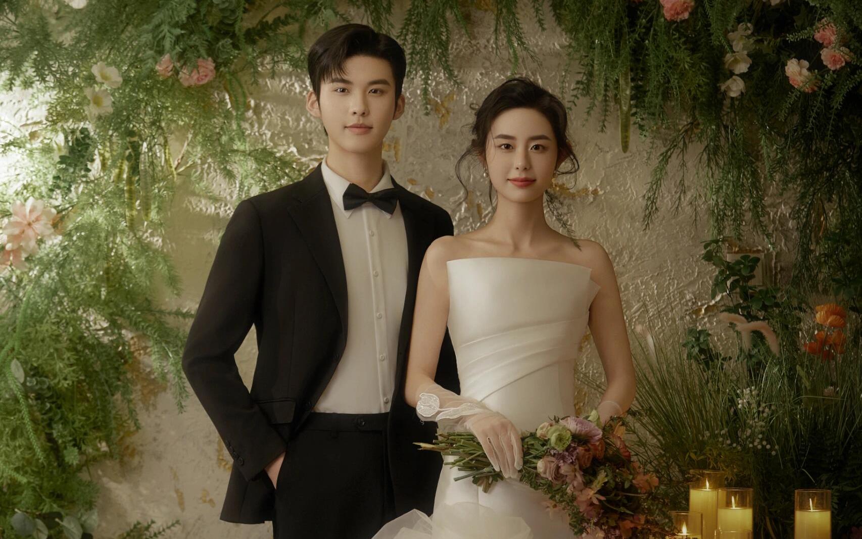 轻法式!每张都想当封面的程度~婚纱照