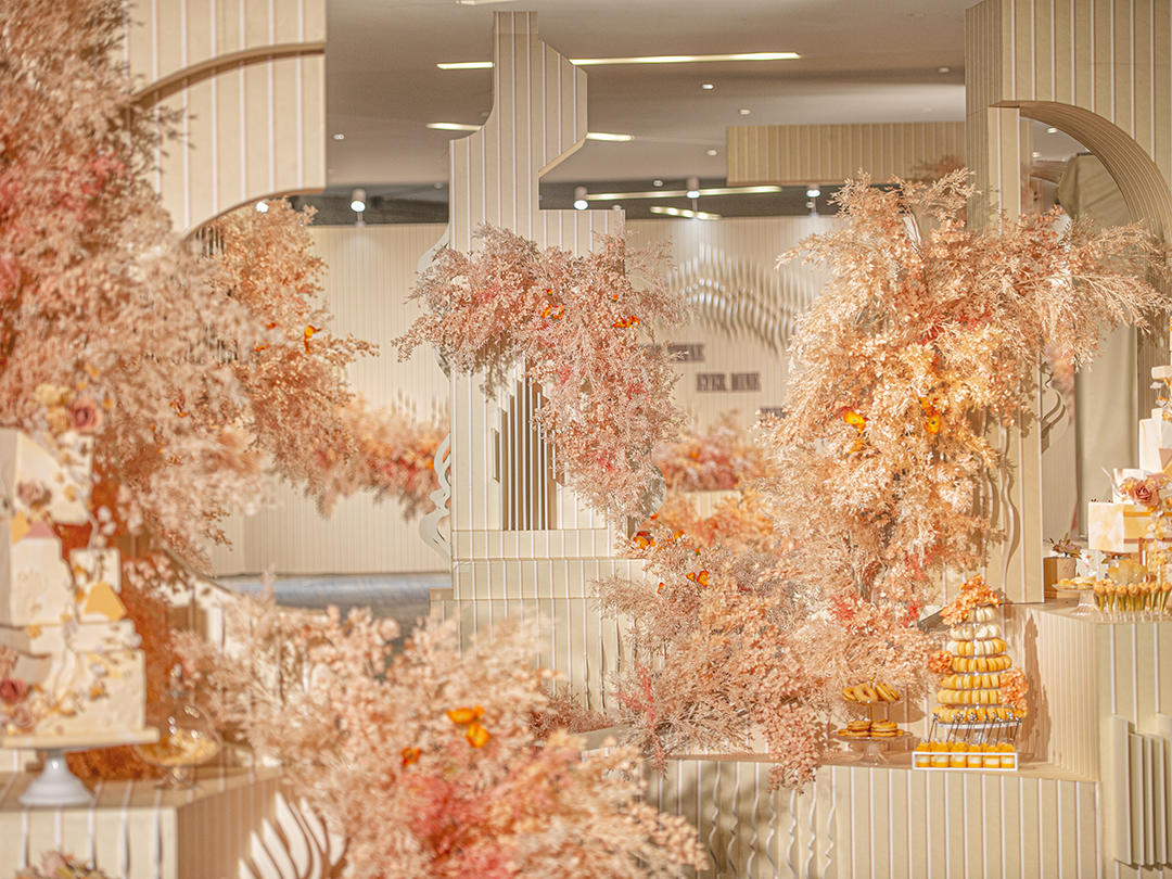 温馨治愈香槟色丨高端定制丨晨昏之时的丁达尔