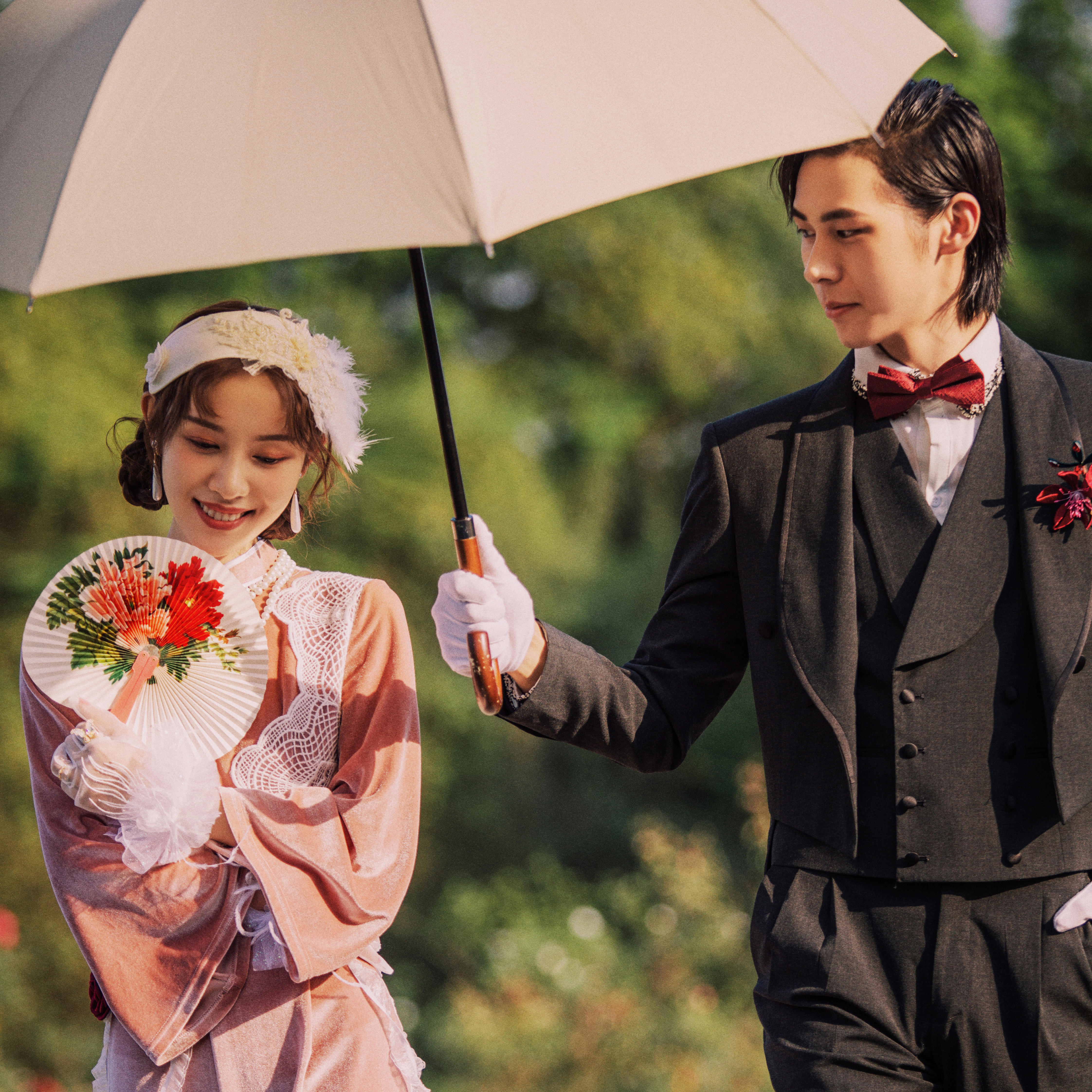 卡萌视觉成都站【浪漫玫瑰园三】轻复古婚纱照