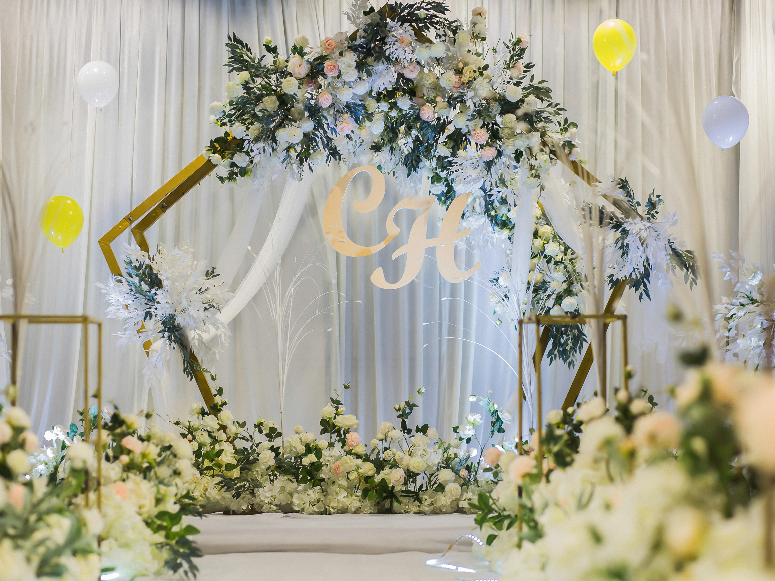 【特惠婚礼】超值抢购香槟色婚礼+三大金刚【实景】