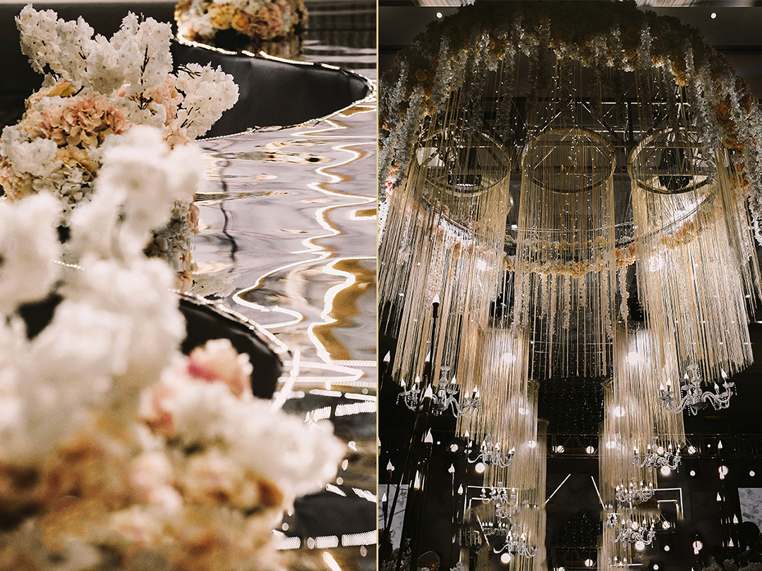 爱尔语典 大理石白金婚礼