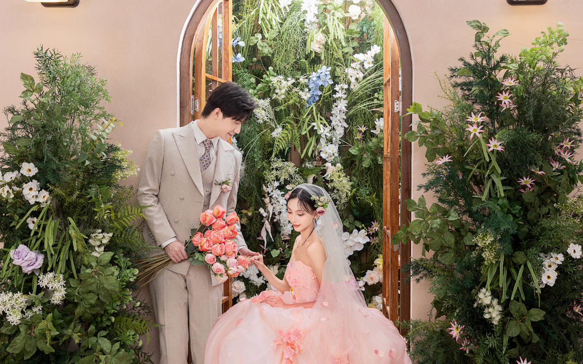 薇薇摄影美学丨花神婚纱照